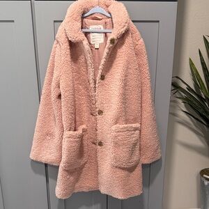 Cat & Jack Blush Pink Sherpa Jacket
